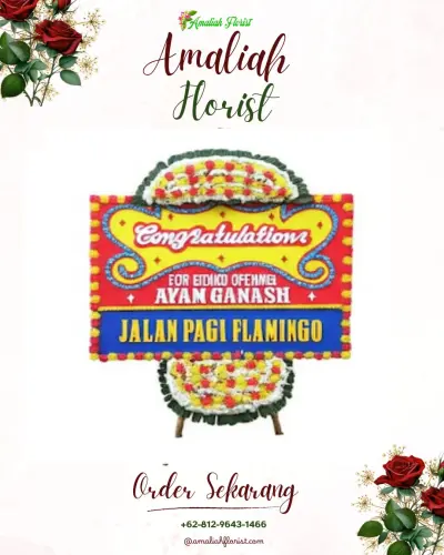 Bunga Papan Congratulation di Jamika